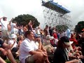 Barmy Army in wellington 2008 - "Lets all have a disco"