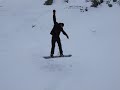 Jumping off a ski lift!