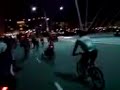 Putrajaya Critical Mass #8 - 28th November 2008 (Crossing bridge)