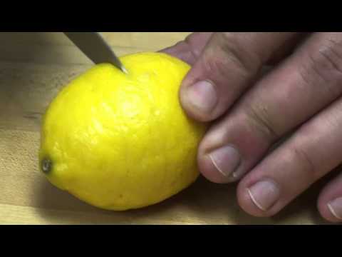 how to peel a lemon