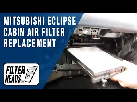 Cabin air filter replacement- Mitsubishi Eclipse