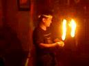 fire eating by B.J