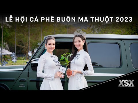 Dàn hoa hậu xuất hiện tại Lễ hội Cà phê được Chủ tịch Đặng Lê Nguyên Vũ đưa đón bằng xe gì??? | XSX