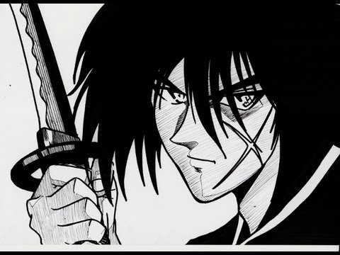 how to draw samurai x