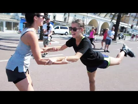 Rollerblade Stunt Queens!