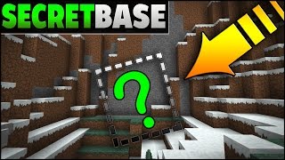 Minecraft: How To Build A Secret Base Tutorial (Hidden Base)