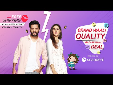 Snapdeal-Brand Waali Quality Bazaar Waali Deal