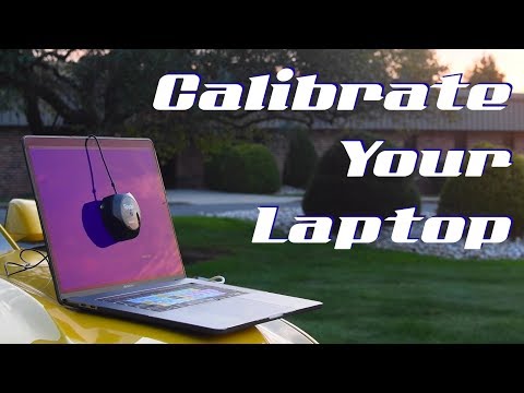 Calibrating your Laptop display for perfect colour on the road