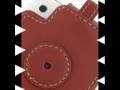 PDair Leather Case for Apple iPhone 3G - Flip (Red) Versio.2