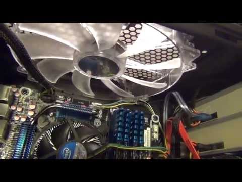 how to fit pc case fan