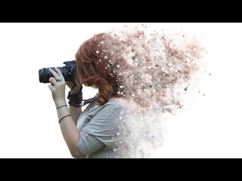how to make dissolve effect in photoshop