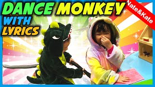 Dance Monkey Remix with Groot | Dance Monkey Lyrics With Video | Clean Up Song with Nate & Kate
