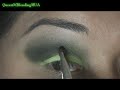 Dramatic Matte Green eyeshadow tutorial!!