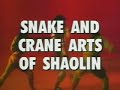 Jackie Chan- Snake And Crane Fist Style