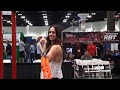 Fitness Model IFBB BIKINI PRO W/Anacondas Fitness Equipment LA Fitness Expo
