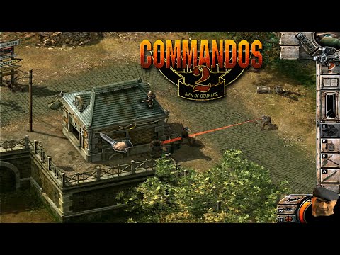 COMMANDOS 2 Men of Courage | Training Camp 2 - full gameplay walkthrough with commentary (HD)