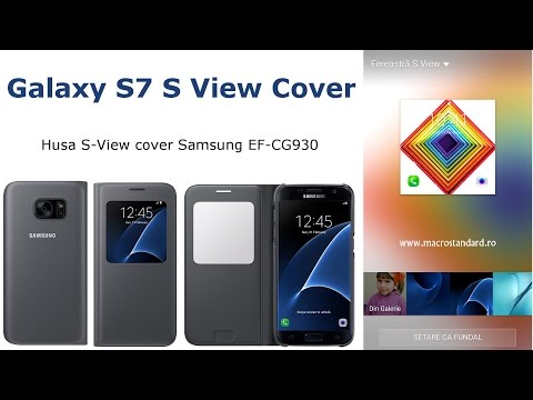 Click aici pentru vizualizare Prezentare Husa S-View cover Samsung EF-CG930 pentru Samsung Galaxy S7 Prezentare Husa S-View cover Samsung EF-CG930 pentru Samsung Galaxy S7
