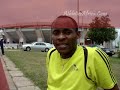 World Indoor 60m Champion Olusoji Fasuba speaks to AthleticsAfrica.com on his Olympic preparations in Abuja, July, 2008.