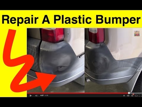 How To Repair Plastic Bumper Covers – Plastic Bumper Repair (in minutes!)