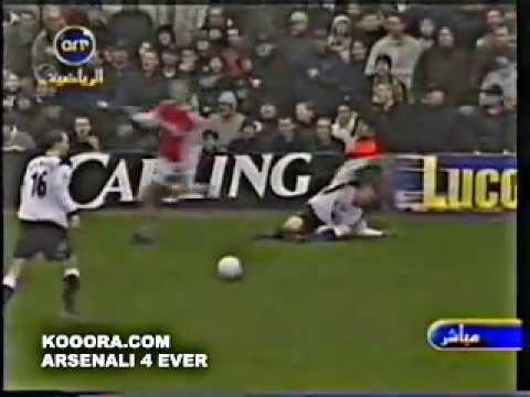 Bergkamp red card 