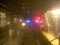Railfan window view of R40 Slant Q train