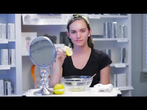 how to use lemon on ur face