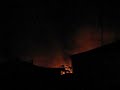 flames. explosion in Viareggio (Italy)