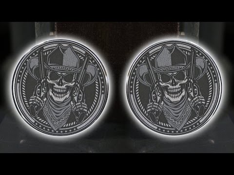 <h3>Deep Laser Engraving - Custom Aluminum Engraving </h3>In this video we demonstrate deep laser engraving into 7075 Aluminum and achieve an incredible result using our StarFX software. <br /><br />Our proprietary STAR-FX&trade; software provides a level of complex layer engraving and surface texturing never before available in today&rsquo;s marketplace.  Convert any sketch, drawing, or graphic image into a custom engraved work-of-art on multiple alloys including: Aluminum,Stainless Steel, Titanium, Copper, Iron, Brass, Exotic Metals,Composites, and precious alloys.  Each image can be engraved before or after custom coating (including hard coat anodize, custom color or Cerakote processes) to optimize the color fill, natural shadowing and polishing effects of the final result.