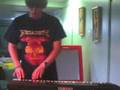 Yamaha PSR-36 keyboard plugged to VOX AD15VT guitar amp