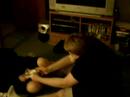me attacking josh. me attacking josh.
