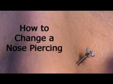 how to remove nose ring l'shaped