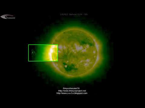 Vidéo des ovni autour du soleil.