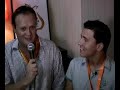 Jan Smit with Brad Blanks at Heineken House Beijing Olympics