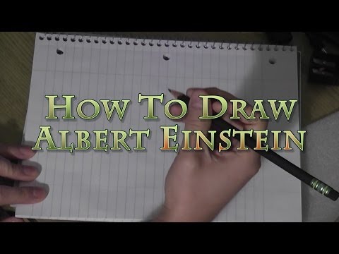 how to draw einstein