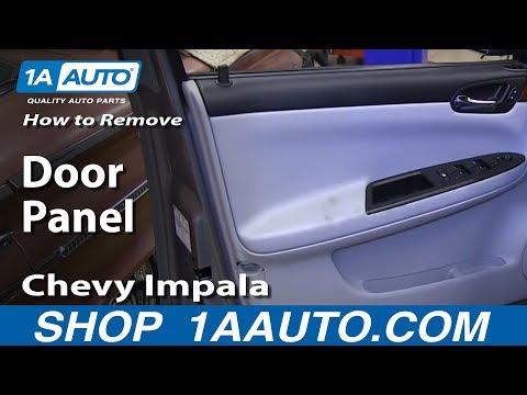 How To Remove Install Front Door Panel 2006-12 Chevy Impala