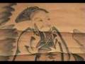 Antique Japanese Scroll - Sumi-e Calligraphy Suibokuga