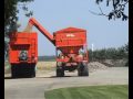 metsjo graanoverlaadwagen bij loonbedrijf schilder uit ens