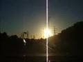 Sun Glare while driving along Westgate Freeway, Melbourne