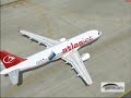 Atlasjet Airbus A320 Taxi & Takeoff in KSEA Seatlle WA