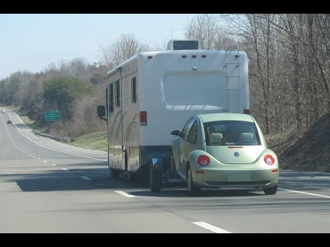 how to tow a vehicle behind an rv