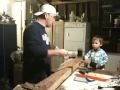 Alex helping Dad