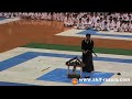 Kancho Hirokazu Kanazawa demonstration with katana Kancho Hirokazu Kanazawa demonstration with katana