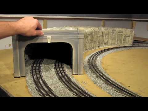 how to make an o gauge tunnel