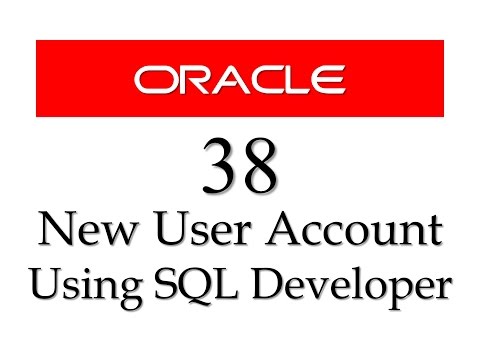 how to create user in oracle