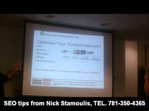 Watch '‪How to Optimize Your Content Naturally for SEO‬‏'