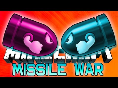 Minecraft: MISSILE WAR! New 1.8 Mini-Game w/Bajan Canadian and Friends!