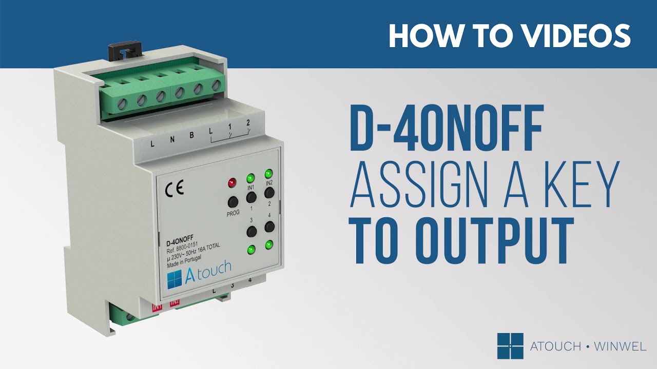 Como atribuir a tecla à saída/dispositivo
