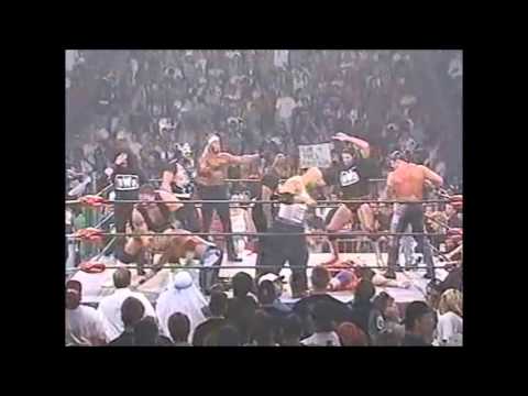 Sting's Army attacks the nWo (WCW Nitro 13/10/1997)