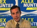 Alex Munter, candidat � la mairie