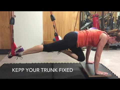 How to… Prone Jack Knife Single Leg Double Time Hands on Wobble Board